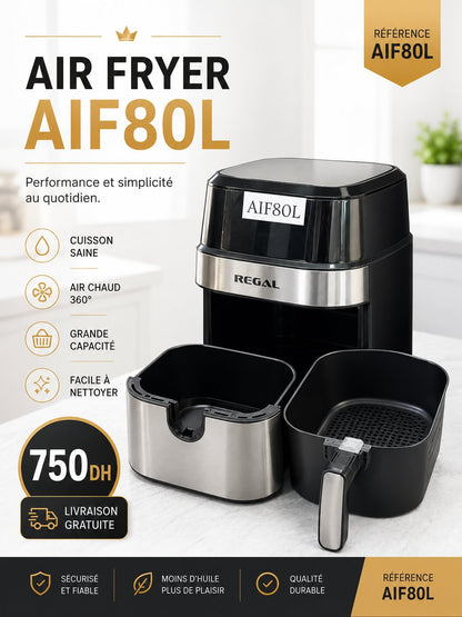 Air Fryer AIF80L — 750 DH